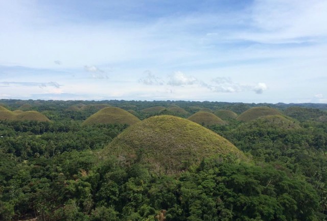 Chocolate Hills in Bohol Philippines