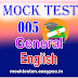 General English Mock Test: 5 | Kerala PSC LDC English Mock Test | SSC English Mock Test | RRB English Mock Test |