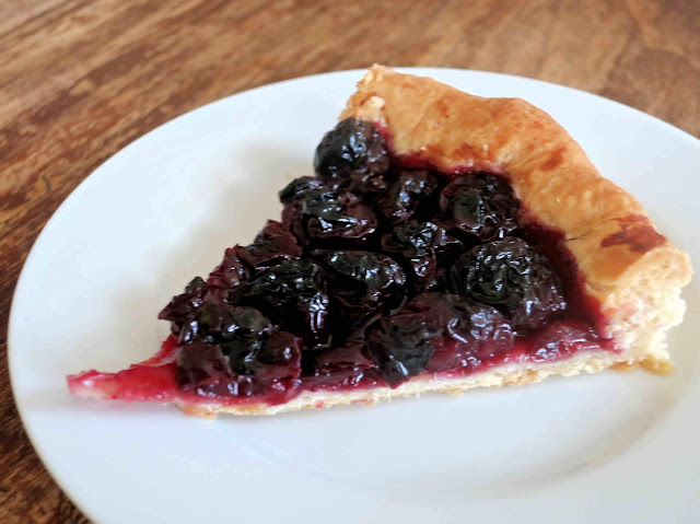 tarte, cerises