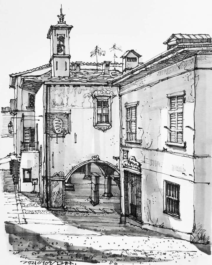 08-Old-town-Architecture-Drawings-Dan-www-designstack-co