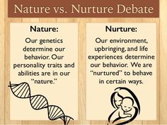 nature versus nurture
