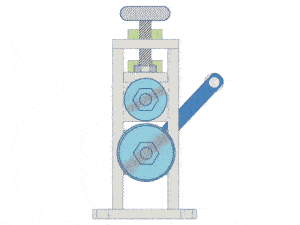 Cara kerja Mesin rol plat manual dalam proses pabrikasi