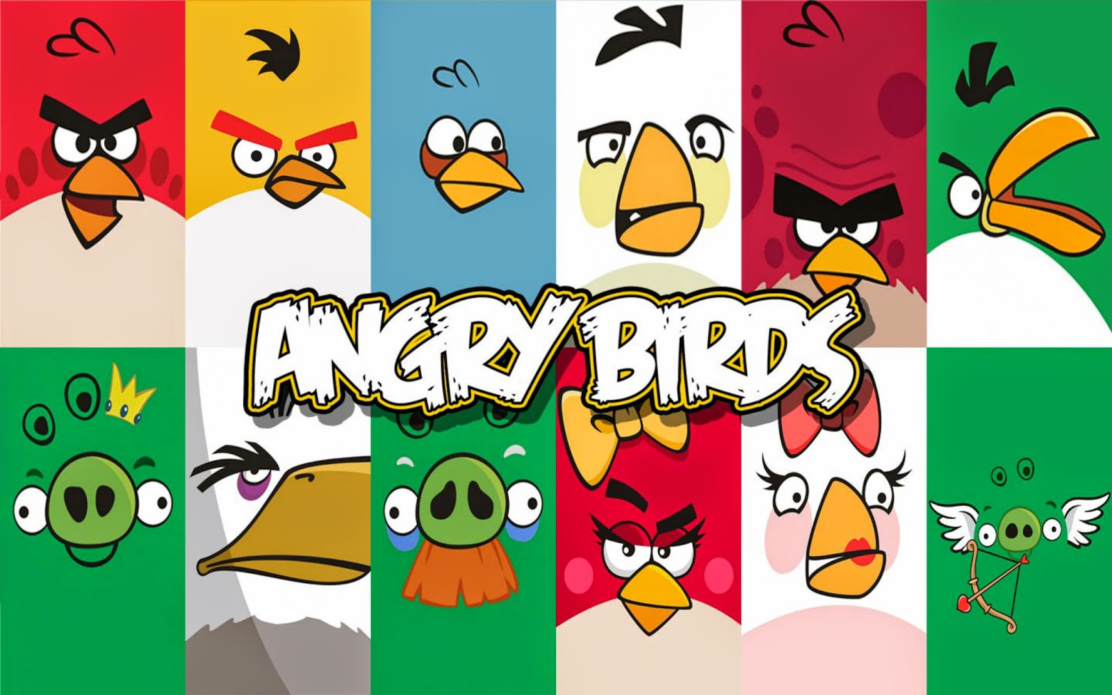 10 WALLPAPER ANGRY BIRDS HD KEREN Gambar Kartun Lucu Dan