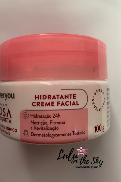 Creme hidratante facial Ever Care Rosa Mosqueta