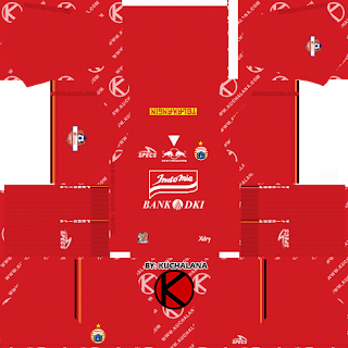  Yang akan saya share kali ini adalah termasuk kedalam home kits Update!!! Persija Jakarta Kits 2019 - Dream League Soccer Kits