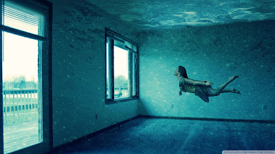 underwater room wallpaper