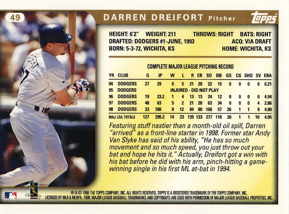 baseball cards back. The Baseball Card Blog: Mr.