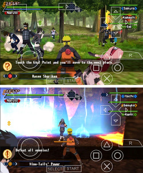 ROM PPSSPP Naruto KIZUNA iso