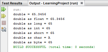 Narrowing Primitive Conversion Example Output