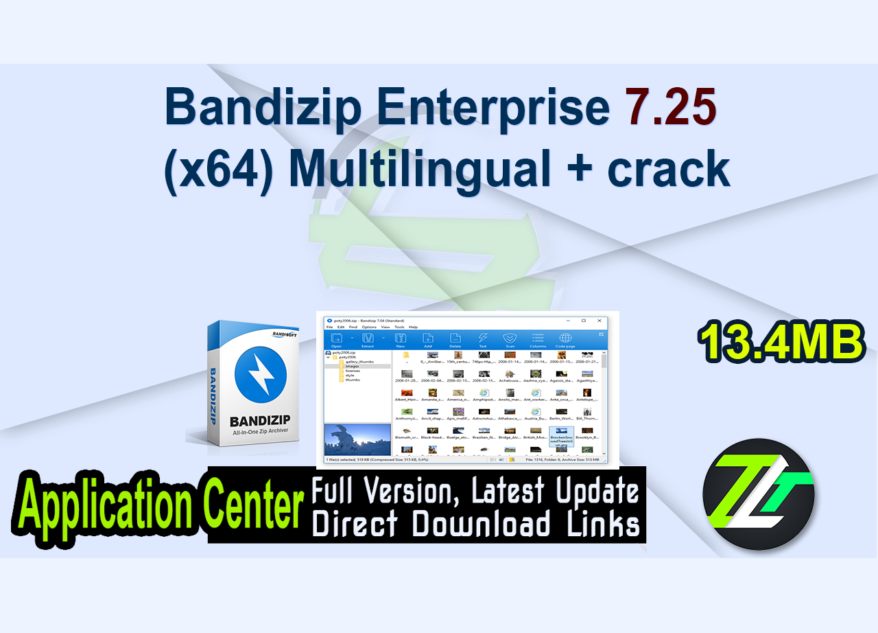 Bandizip Enterprise 7.25 (x64) Multilingual + crack