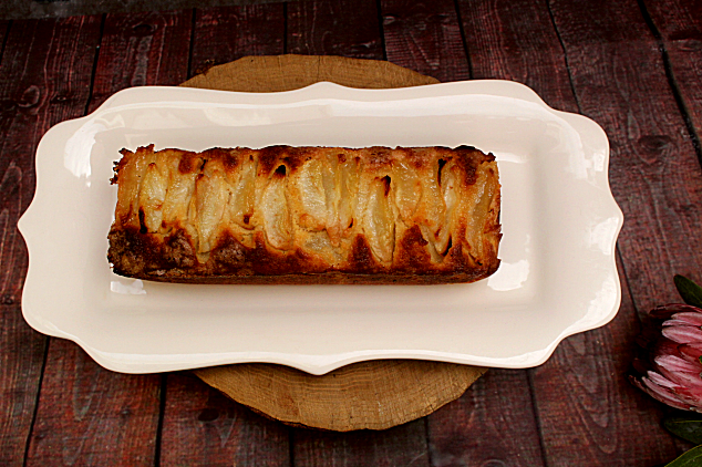 receita de bolo de pera e requeijao