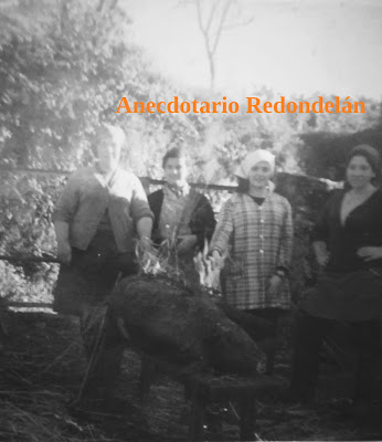 A matanza do porco. Foto cedida por Isabel Martínez