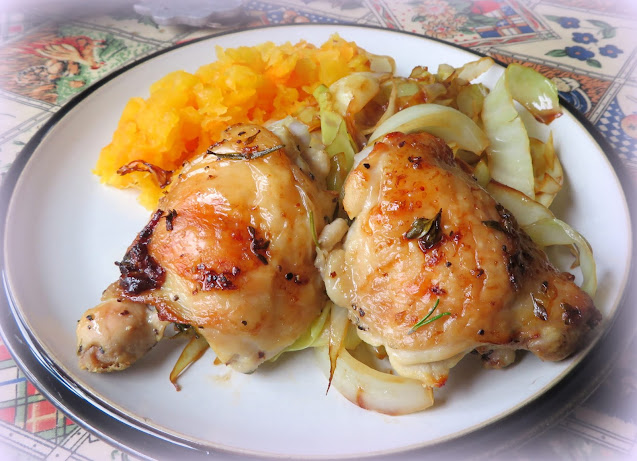 Lemon & Herb Roasted Chicken Thighs