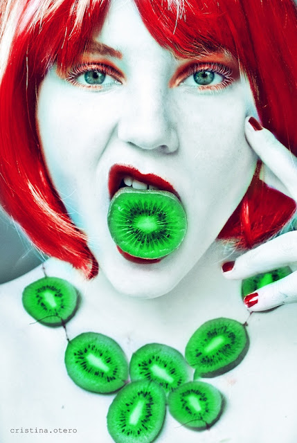 fruity self portrait by Christina Otero