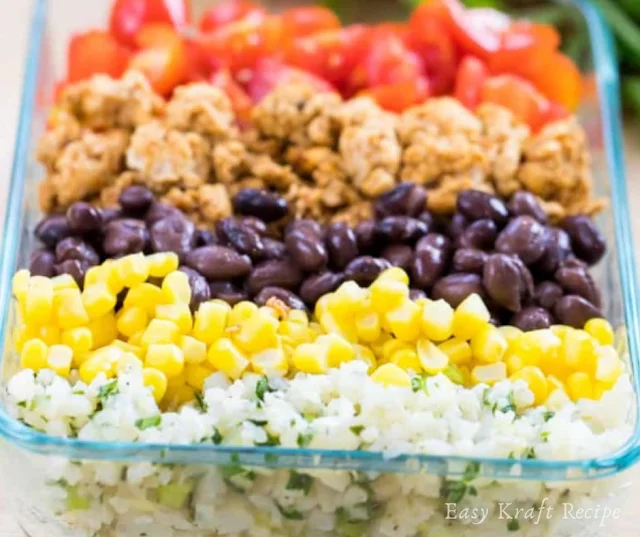 CHICKEN BURRITO BOWLS RECIPE