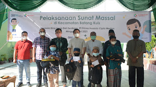 Peduli Masyarakat, Pelindo 1 Khitan Masal Anak di Batang Kuis