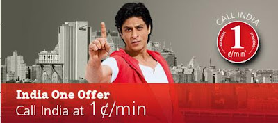 AirtelCallHome 1cent per minute to India