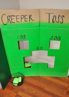 minecraft birthday party games