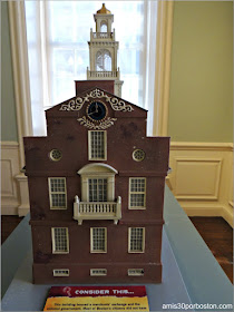 Maqueta del Old State House de Boston