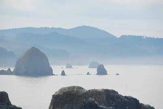 Haystack Rock Cannon Beach Oregon Coast USA