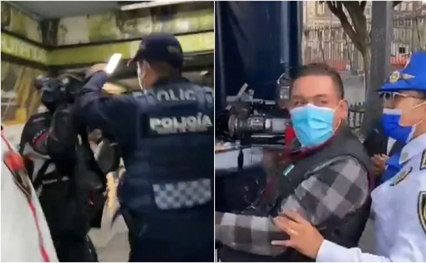 Separan del cargo a policías que agredieron a reporteros