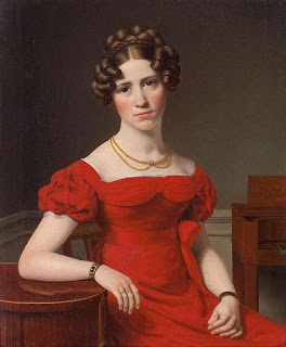 Christoffer Wilhelm Eckersberg - Portrait of Louise Christiane Fugl