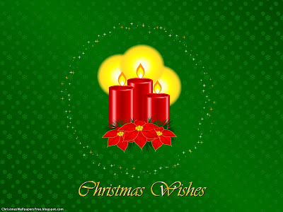 Christmas Candles HD Desktop Wallpapers