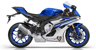 2016 Yamaha YZF-R6 side view blue image