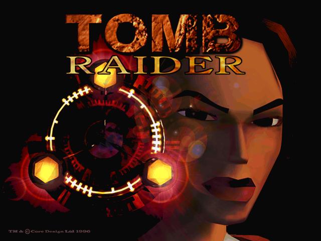 Tomb Raider title screen pc