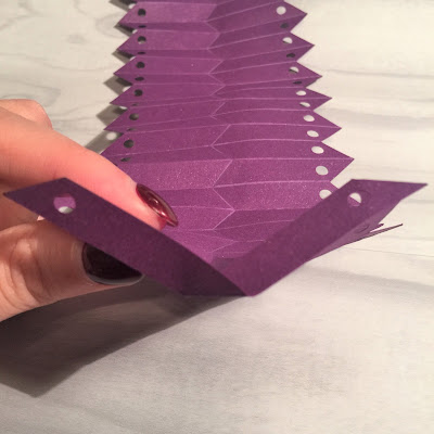 V pleat folds from Origami Tutorial using Silhouette Cameo by Nadine Muir from Silhouette UK Blog