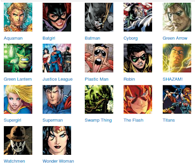 popular characters DC Comics