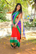 Santoshi sharma half saree pics-thumbnail-41