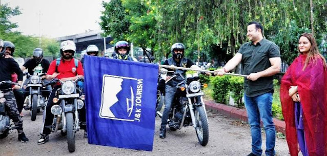 Tourism Directorate Jammu organises ‘Bike Rally’ from Jammu to Sinthan Kishtwar