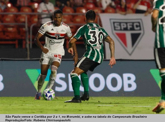 www.seuguara.com.br/São Paulo/Coritba/Brasileirão 2023/22ª rodada/