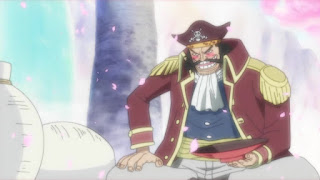 ワンピースアニメ ロジャー 白ひげ 桜 ONE PIECE Gol D. Roger Edward Newgate