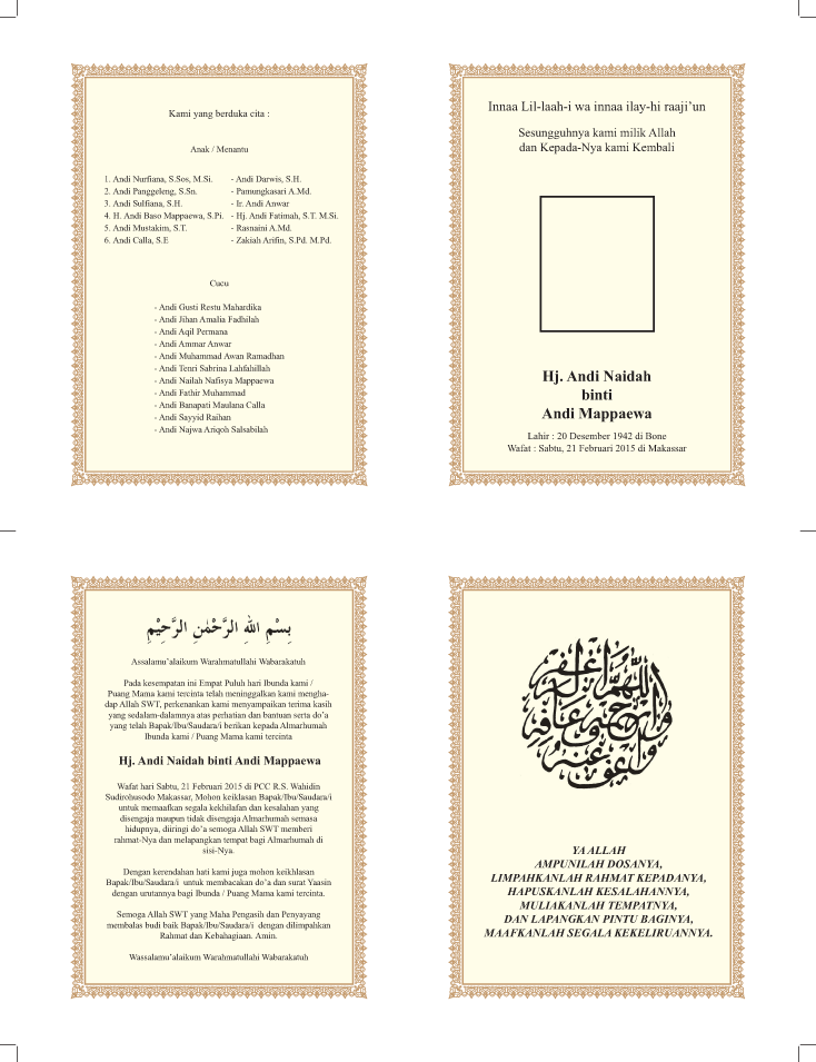 Logo Design Templete Isi Buku Yasin free Download