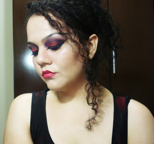 Tutorial maquiagem Gótica, Vermelha, Makeup, gothic