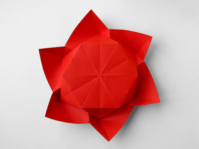 Origami, vista da sotto: Scatola vortice - Vortex box by Francesco Guarnieri