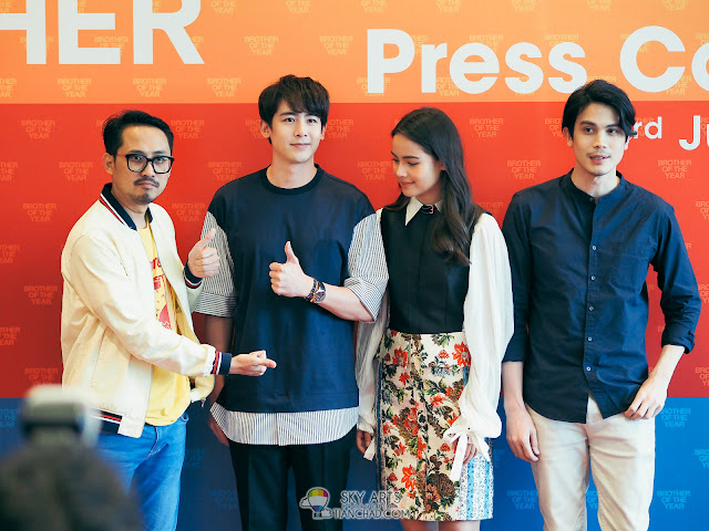 Brother Of The Year in Malaysia Press Conference #BrotherOfTheYearinMY #BrotherOfTheYear Nichkhun Sunny Suwanmethanont Urassaya director witthaya