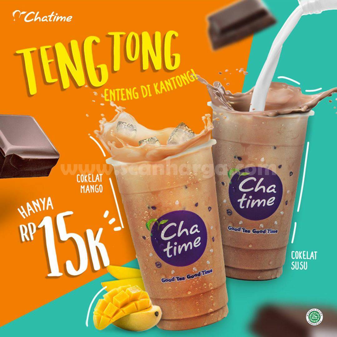 Chatime TENG TONG 2 Menu BARU Hanya Rp 15.000