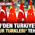 Çin'den Türkiye'ye 'Uygur Türkleri' tehdidi...