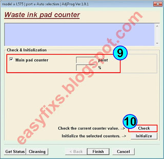 How to reset the waste ink pad counter on Epson ET-4500 - 03