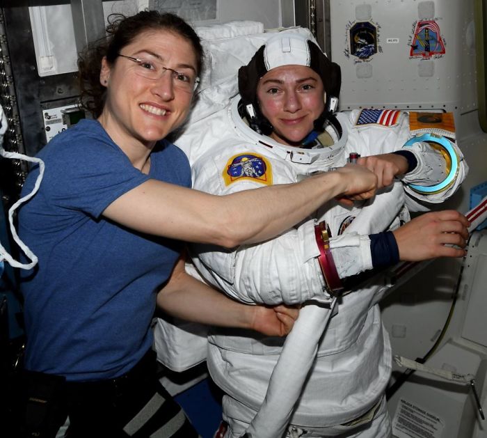 Two Women NASA Astronauts Made History With The First-Ever All-Female Space Walk