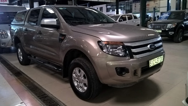 BÁN XE FORD CŨ  FORD RANGER XLS - AT - 2014 - MÀU VÀNG CÁT