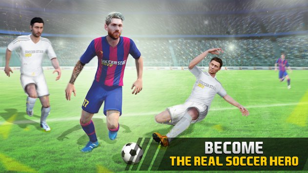 Download Gratis Soccer Star 2017 Top Leagues Mod Apk Terbaru