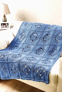 Crochet pattern Ogle House Throw CAL Crochet World Magazine