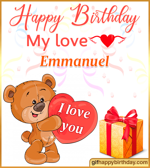 Wish Happy Birthday Gifs With Name Emmanuel