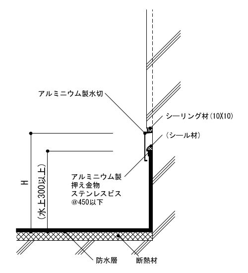 5-05-4　屋上取合い（塔屋等）