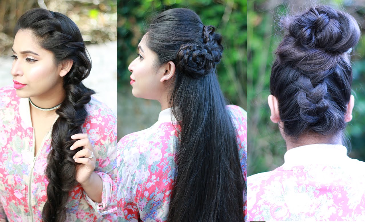 Fancy chutiya hair style for girls - Sari Info
