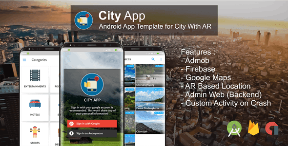 City App v2.4.0 (Firebase, Admob, Augmented Reality)